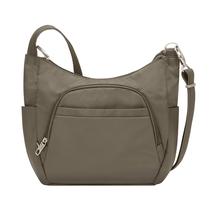 Bolsa Transversal Anti-Roubo Travelon Classic Bucket - Cor Noz-Moscada