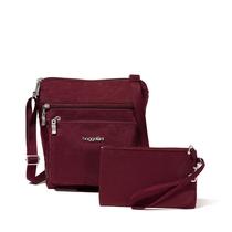 Bolsa Transversal Baggallini Pocket com RFID 22x22x5 cm