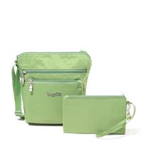 Bolsa Transversal Baggallini Pocket RFID Moss 22x22x5 cm