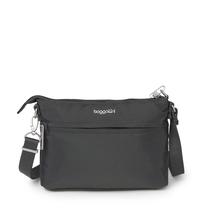 Bolsa transversal Baggallini Securtex Anti-Theft Memento Charcoal