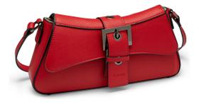 Bolsa Transversal Baguete Dakota Com Fivela Alça Longa