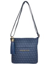 Bolsa transversal bolso frontal monograma smartbag emborrachado e couro