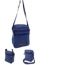 Bolsa Transversal Carteiro 5 Divisórias Masculino Feminino