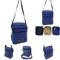 Bolsa Transversal Carteiro 5 Divisórias Masculino Feminino