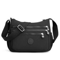 BOLSA TRANSVERSAL CASUAL COMPACTA C/ MULTI COMPARTIMENTOS Cor:Preto BOLSA TRANSVERSAL CASUAL COMPACTA C/ MULTI COMPARTIMENTOS Cor:Preto