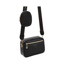 Bolsa Transversal Casual Minimalista Para Mulheres Com Mini Bolsa Suspensa Conjunto De Duas Peças