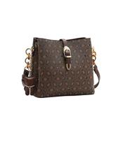 Bolsa Transversal Chenson Coração Cristal Café