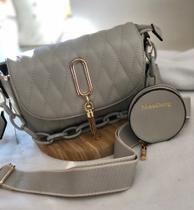 Bolsa transversal com corrente e porta moeda Bolsa transversal com corrente e porta moeda