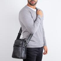 Bolsa transversal com divisórias Fernando