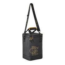 Bolsa Transversal Cooler Flamengo Térmica Viagem - Dourado