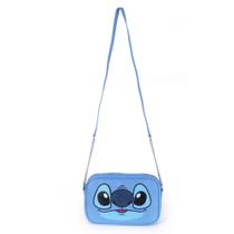 Bolsa Transversal Couro Eco Oficial STITCH DISNEY - Luxcel Bolsa Transversal Couro Eco Oficial STITCH DISNEY - Luxcel