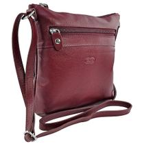 Bolsa Transversal CRAVO em Couro Galvani