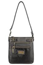 Bolsa Transversal de couro croco Chloe