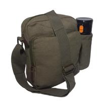 Bolsa Transversal de Lona C/Porta Garrafa KVN