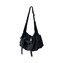 Bolsa Transversal De Lona De Grande Capacidade Para Mulheres E Homens, Moda Casual, Bolsa De Ombro