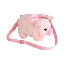 Bolsa Transversal De Pelúcia Grande Para Meninas Estilo Coreano Boneca De Desenho Animado Fofa