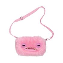Bolsa Transversal De Pelúcia Monstro De Dentes Feios Com Cabeça Grande, Mochila Fuggler Original