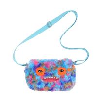 Bolsa Transversal De Pelúcia Monstro De Dentes Feios Com Cabeça Grande, Mochila Fuggler Original