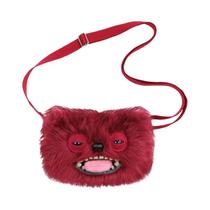 Bolsa Transversal De Pelúcia Monstro De Dentes Feios Com Cabeça Grande, Mochila Fuggler Original