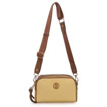 Bolsa transversal detalhe textura com duas divisórias wj sintético Bolsa transversal detalhe textura com duas divisórias wj sintético