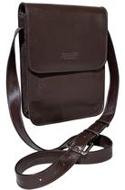 Bolsa Transversal Em Couro Legítimo Porta Tablet iPad Masculina Medico