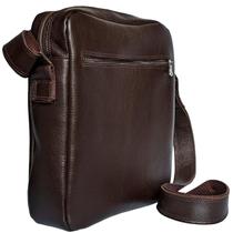 Bolsa Transversal Em Couro Shouder Bag Masculina Tiracolo Medico Trabalho