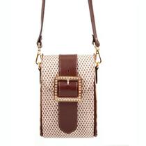 Bolsa Transversal Estruturada em Couro Artlux 9052