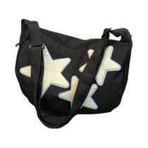 Bolsa Transversal Feminina Com Alça Ajustável Em Forma De Estrela, Bolsa De Zíper, Saco De Viagem