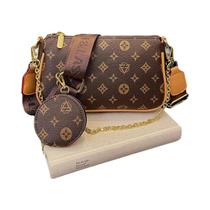 Bolsa Transversal Feminina Com Estampa Floral E Letras, Grande Capacidade, Alça Ajustável E Mini Bolsa Transversal Feminina Com Estampa Floral E Letras, Grande Capacidade, Alça Ajustável E Mini