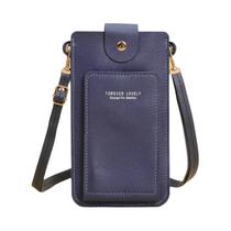 Bolsa Transversal Feminina De Couro Macio Com Tela Sensível Ao Toque, Carteira E Bolsa De Ombro Para