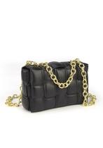 Bolsa Transversal Feminina Gash BG72554 Trançada Corrente