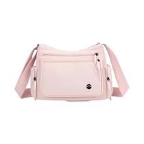 Bolsa Transversal Feminina Leve E Fashion Com Múltiplos Compartimentos Para Compras, Deslocamentos E