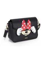 Bolsa Transversal Feminina Minnie Mouse BMK78607 Preto