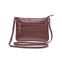 Bolsa Transversal Feminina Pequena Couro Legítimo Madamix