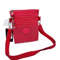 Bolsa Transversal Feminina Tira Colo Pequena 3 Divisórias