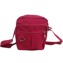 Bolsa Transversal Feminino Regulável 3 Compartimentos Médio