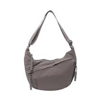 Bolsa Transversal Grande De Nylon Estilo Hobo Versátil Para Estudantes E Entregadores Design Casual