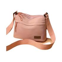 Bolsa Transversal Grande Feminina Com Vários Zíperes E Alça Ajustável Para Escritório, Compras,