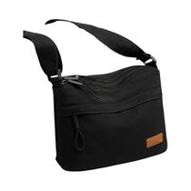 Bolsa Transversal Grande Feminina Com Vários Zíperes E Alça Ajustável Para Escritório, Compras,