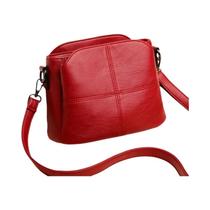 Bolsa Transversal Grande Vintage Feminina Em Couro PU Macio, Bolsa Mensageira De Cor Sólida Bolsa Transversal Grande Vintage Feminina Em Couro PU Macio, Bolsa Mensageira De Cor Sólida