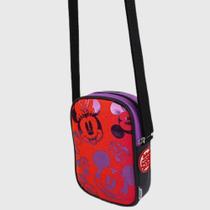 Bolsa Transversal Infantil Disney Menina Tweenie Pampili Mickey Minnie Mouse Vermelha