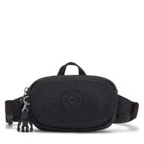 Bolsa transversal Kipling Alys preta com alça de cintura