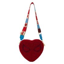 Bolsa Transversal Loungefly Marvel Homem-Aranha Sherpa 23x21x8cm