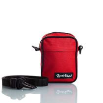 Bolsa Transversal Ludoraal Slim vermelha para Homens e Mulheres/Shoulder Bag Esportiva