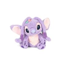 Bolsa transversal luxcel angel stitch de pelúcia roxo