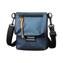 Bolsa Transversal Masculina Em Couro PU Impermeável Casual Moda Pequena Bolsa Mensageiro