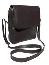 Bolsa Transversal Masculina Shoulder Bag Cor Preto e Marrom Pratica Espaçosa Bolsa Transversal Masculina Shoulder Bag Cor Preto e Marrom Pratica Espaçosa