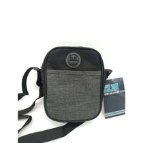 Bolsa Transversal Masculina Unissex Clio Style Com Bolso Telado Ou Liso Cores Neutras - PW OUTLET