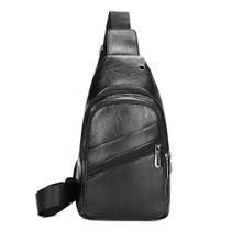Bolsa Transversal Masculino Croosbody com Entrada de Fone Ouvido Bolsa Transversal Masculino Croosbody com Entrada de Fone Ouvido