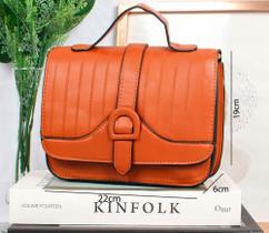 Bolsa Transversal Média C/ Alça De Mão E Fecho Magnético Rosa